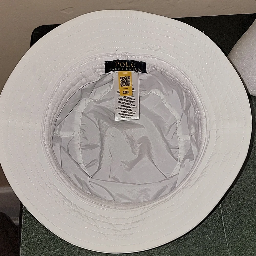 NWOT Polo Ralph Lauren Sise Pocket Adjustable Bucket Hat - Multi - Picture 6 of 6